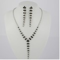 511169 Black Silver Necklace